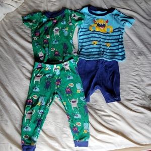 Carters 4 piece pajama set